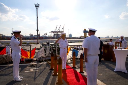 Reception with Ambassador Pyatt Aboard USS ROSS, July 24, 2016 (28505274381)