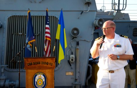 Reception with Ambassador Pyatt Aboard USS ROSS, July 24, 2016 (28505335051)