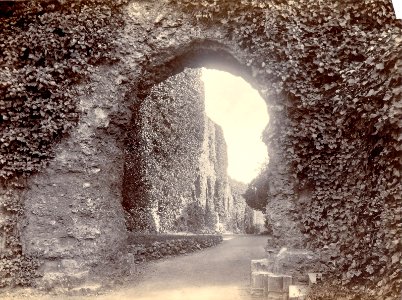 Reading Abbey, The south doorway of the Abbey Church, 1890-1899 photo
