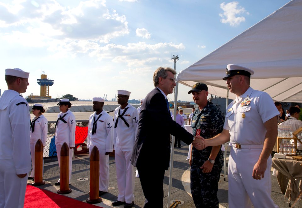 Reception with Ambassador Pyatt Aboard USS ROSS, July 24, 2016 (28550844526)