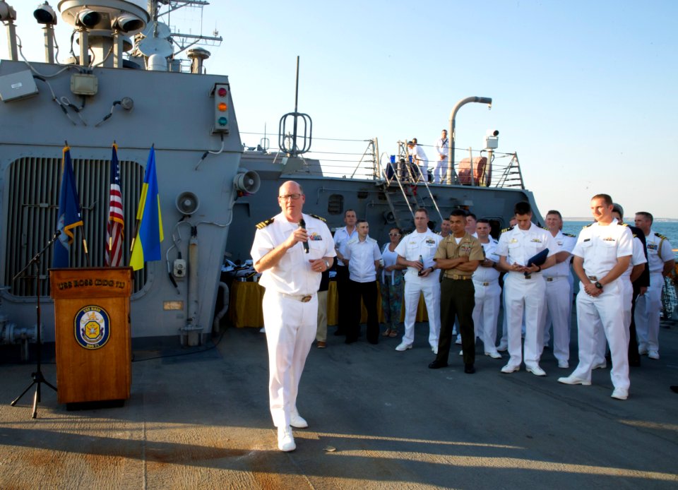 Reception with Ambassador Pyatt Aboard USS ROSS, July 24, 2016 (28550893156)