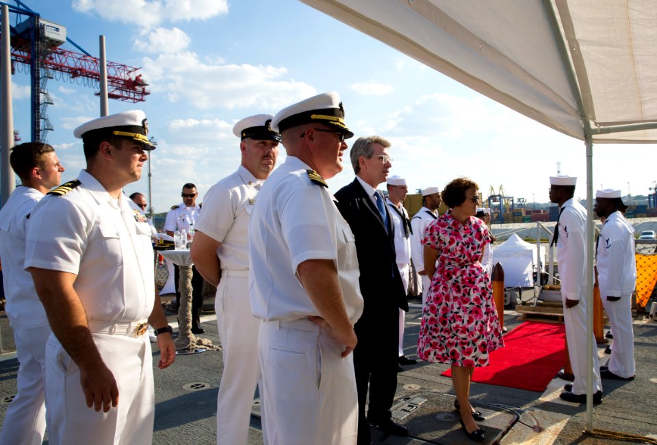 Reception with Ambassador Pyatt Aboard USS ROSS, July 24, 2016 (28583659325)