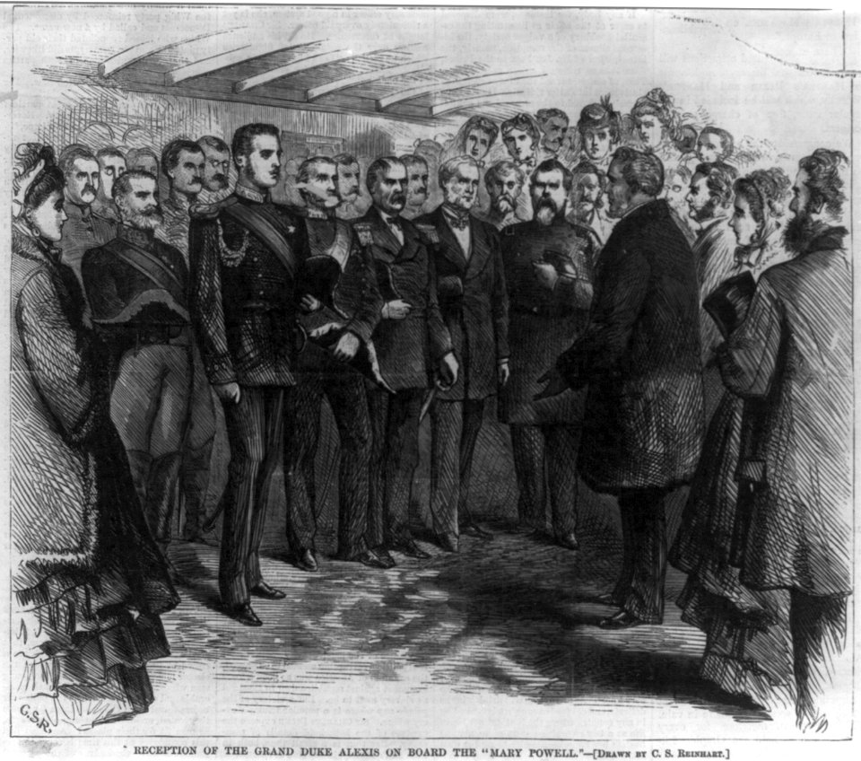 Reception of the Grand Duke Alexis on board the MARY POWELL (New York City) LCCN99614247
