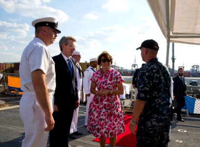 Reception with Ambassador Pyatt Aboard USS ROSS, July 24, 2016 (27966417654)