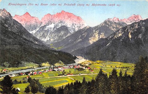 Razglednica Kranjske Gore