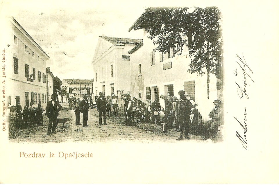 Razglednica Opatjega sela 1900