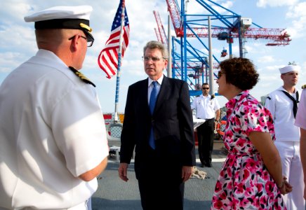 Reception with Ambassador Pyatt Aboard USS ROSS, July 24, 2016 (27967960263)