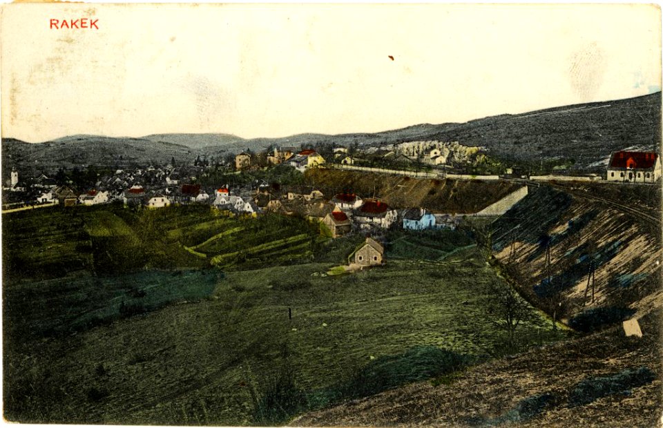 Razglednica Rakeka 1913