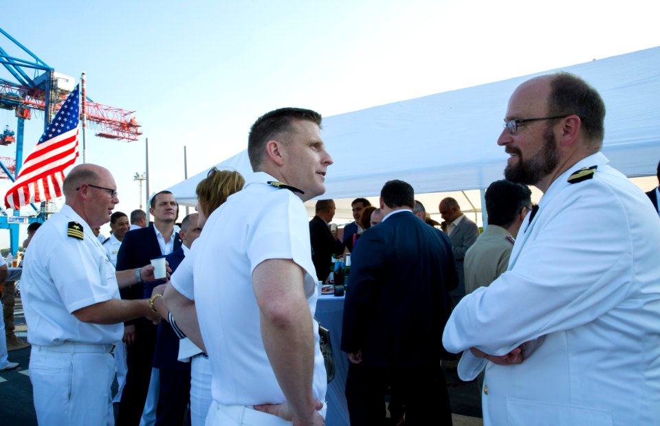 Reception with Ambassador Pyatt Aboard USS ROSS, July 24, 2016 (28477079572)