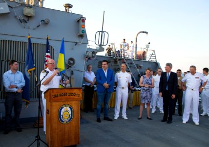 Reception with Ambassador Pyatt Aboard USS ROSS, July 24, 2016 (28477136722)