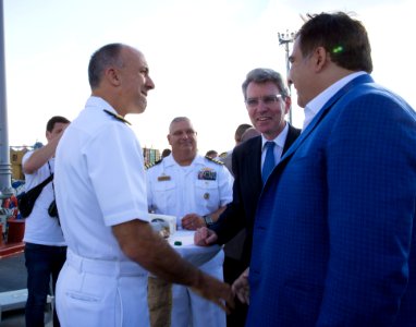 Reception with Ambassador Pyatt Aboard USS ROSS, July 24, 2016 (28505298621)