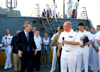 Reception with Ambassador Pyatt Aboard USS ROSS, July 24, 2016 (28505345111)