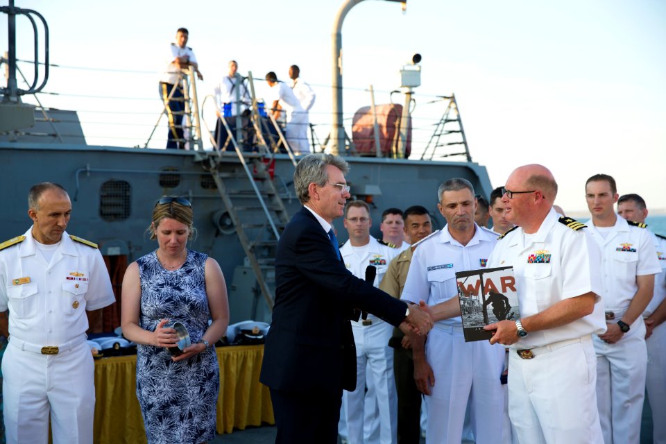 Reception with Ambassador Pyatt Aboard USS ROSS, July 24, 2016 (28550918226)