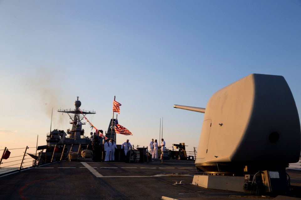 Reception with Ambassador Pyatt Aboard USS ROSS, July 24, 2016 (28583758585)