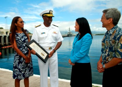 Rear Adm. Ponds receives certificate 130624-N-ZK021-002