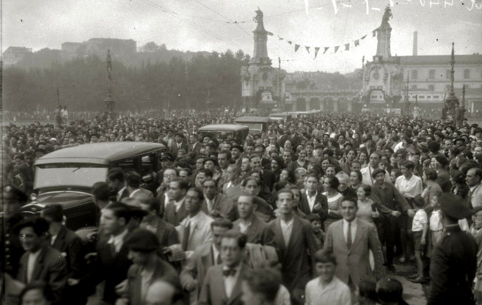 Recibimiento de Niceto Alcalá Zamora (6 de 6) - Fondo Car-Kutxa Fototeka