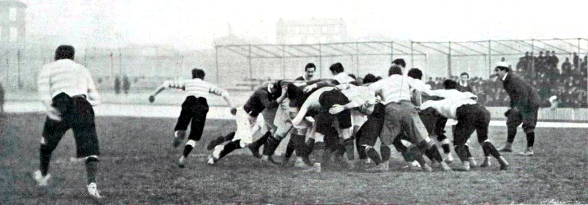 RCF - London Irish FC, mêlée, juin 1899