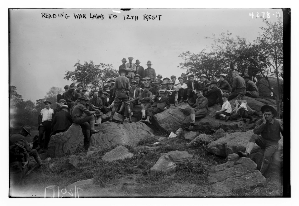 Reading war laws to 12th Regt. LCCN2014705131