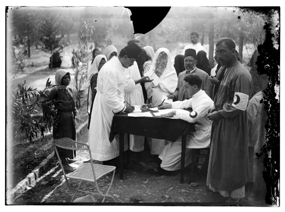 Red Crescent relief, Jerusalem LOC matpc.08179