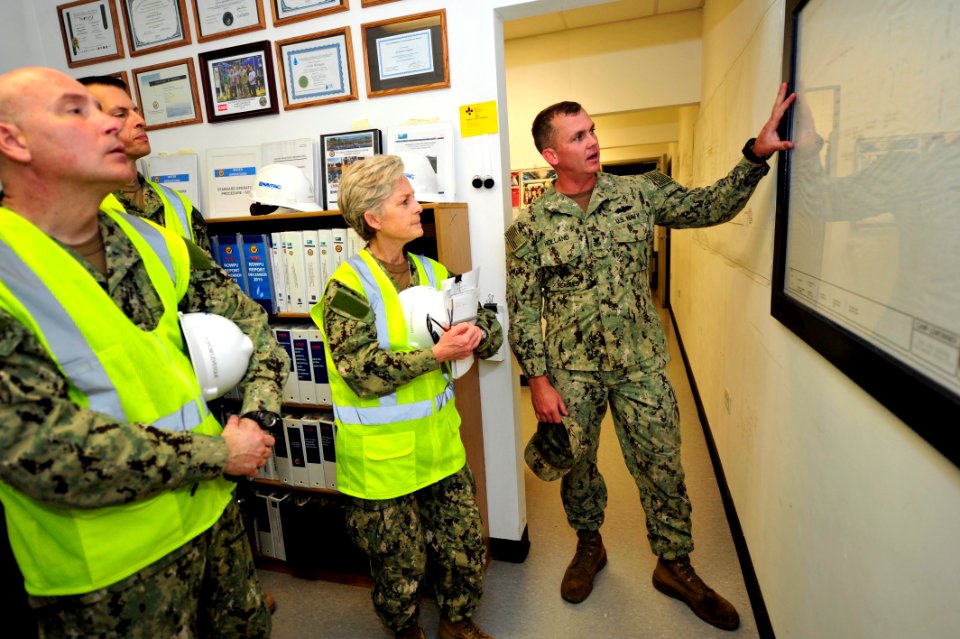Rear Adm. Katherine Gregory visits Camp Lemonnier 150221-N-RY232-095