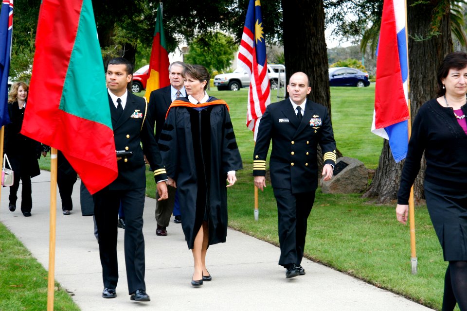 Rear Adm. Tighe at NPS graduation. (8284405012)