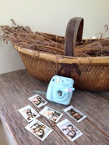 Wood wooden basket