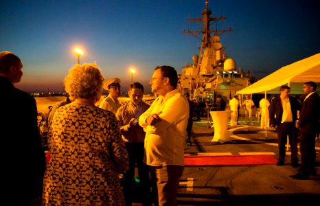 Reception with Ambassador Pyatt Aboard USS ROSS, July 24, 2016 (27966382894)