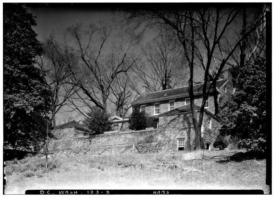 REAR VIEW - Linnaean Hill, 3545 Williamsburg Lane Northwest, Washington