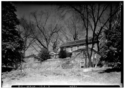 REAR VIEW - Linnaean Hill, 3545 Williamsburg Lane Northwest, Washington