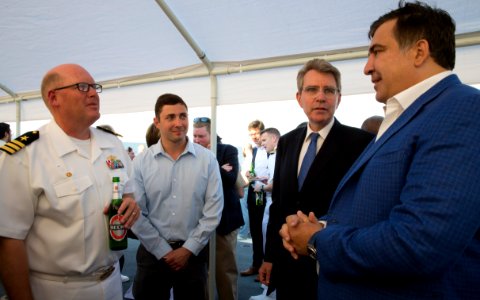 Reception with Ambassador Pyatt Aboard USS ROSS, July 24, 2016 (27968011213)