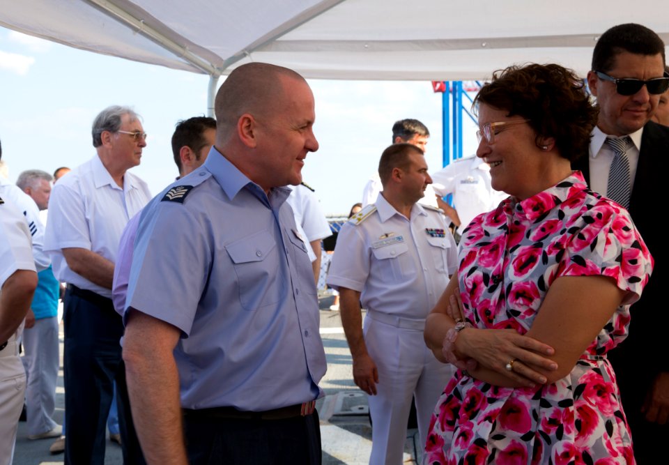 Reception with Ambassador Pyatt Aboard USS ROSS, July 24, 2016 (28299403880)