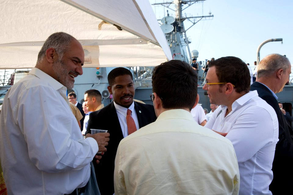 Reception with Ambassador Pyatt Aboard USS ROSS, July 24, 2016 (28477052012)