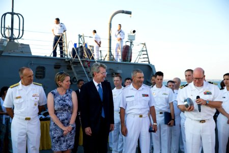 Reception with Ambassador Pyatt Aboard USS ROSS, July 24, 2016 (28477110982)
