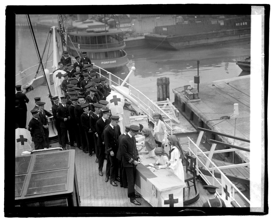 Red Cross roll call on May Flower, (11-4-22) LOC npcc.07302
