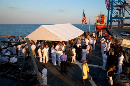Reception with Ambassador Pyatt Aboard USS ROSS, July 24, 2016 (28583769815)