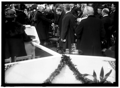 RED CROSS, AMERICAN. CORNERSTONE LAYING, PRESIDENT WILSON AND EX-PRESIDENT TAFT OFFICIATING LCCN2016866246