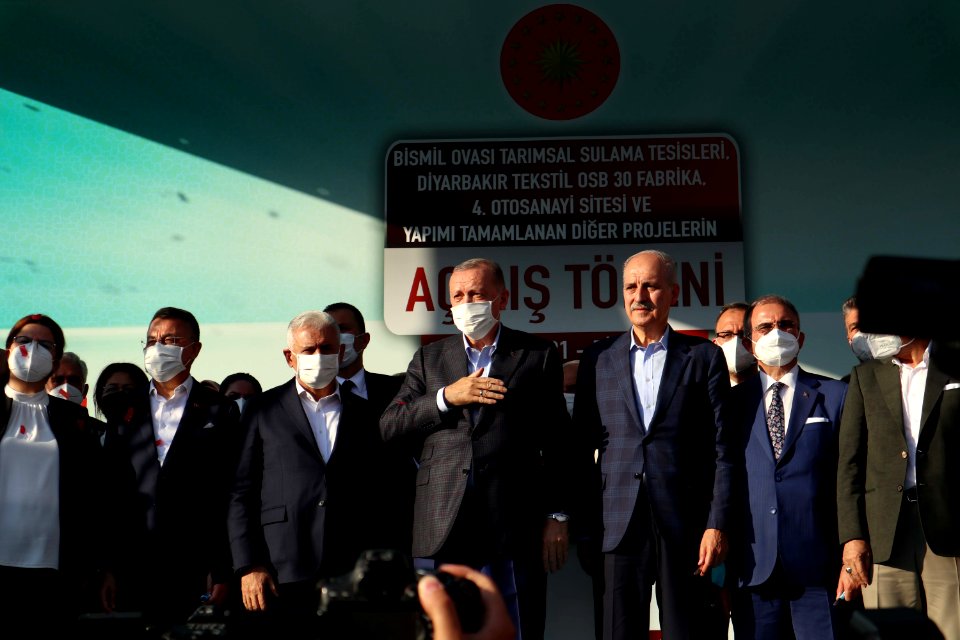 Recep Tayyip Erdoğan at Diyarbakır, 2021 (1)