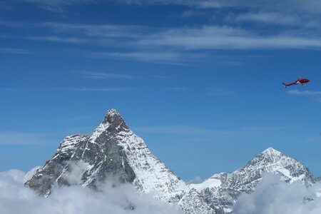 Helicopter swiss zermatt photo