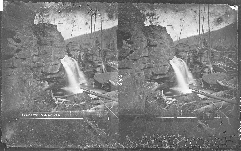 Red Rock Falls, Elk Mountains. Colorado - NARA - 517516