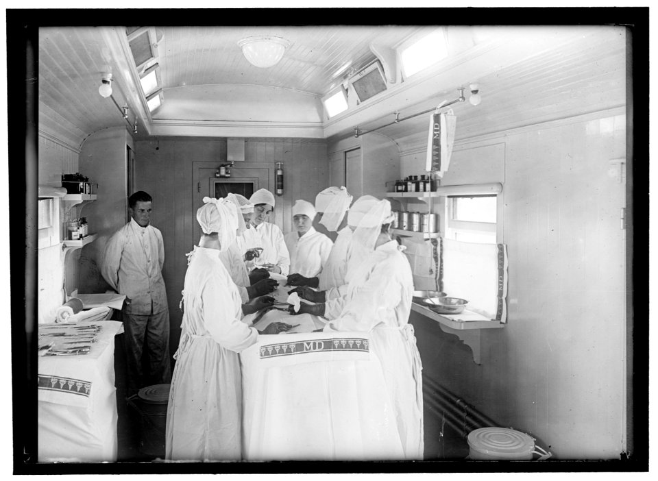 RED CROSS, AMERICAN. HOSPITAL CAR LCCN2016866914
