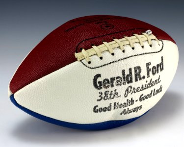 Red, White, and Blue Football (1991.90.1) photo