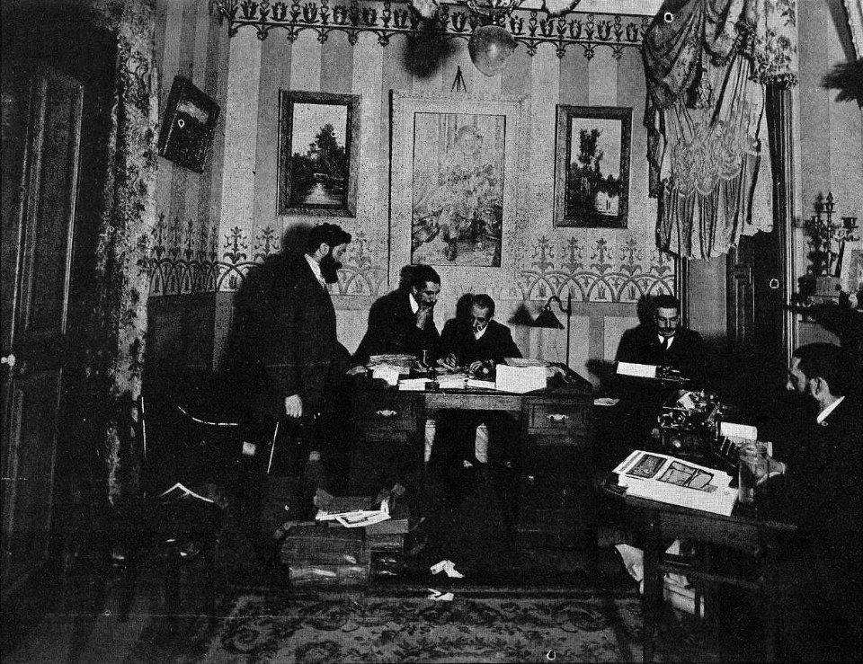 Redacción de Vida Gallega 1909