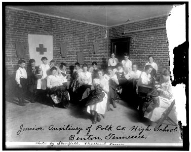 Red Cross- Junior Auxiliary of Polk Co. High School, Benton, Tennessee LOC hec.13924