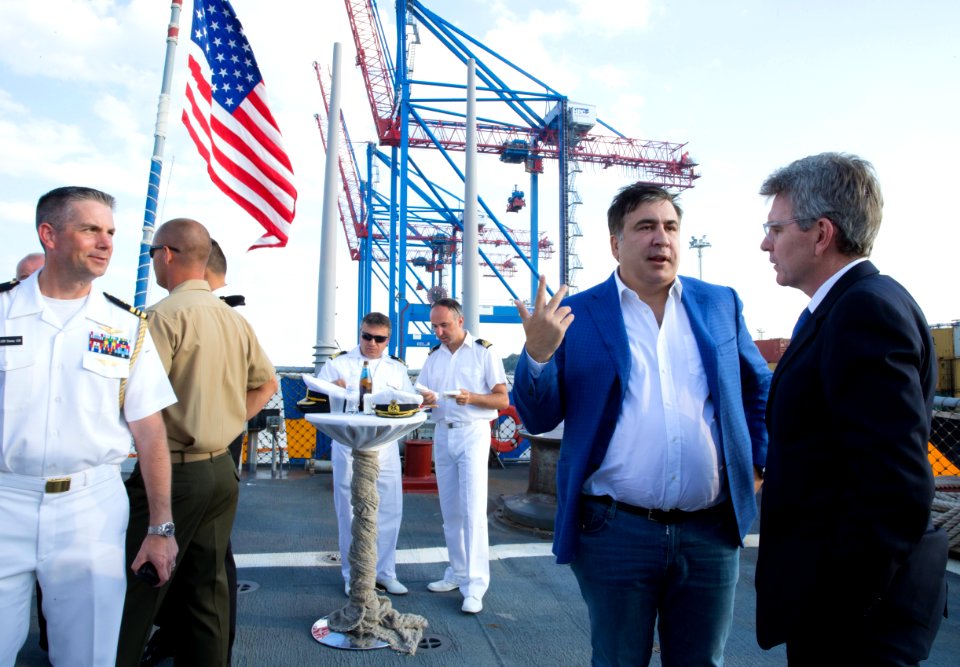 Reception with Ambassador Pyatt Aboard USS ROSS, July 24, 2016 (27966463154)