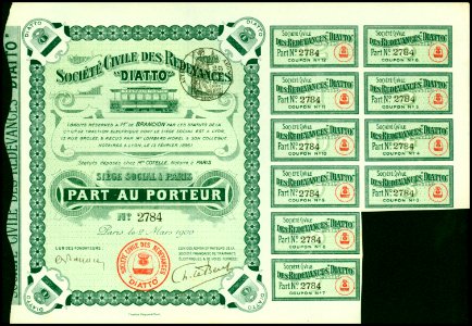 Redevances Diatto 1900
