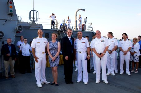 Reception with Ambassador Pyatt Aboard USS ROSS, July 24, 2016 (27968039473)
