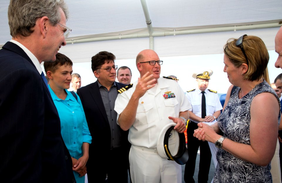 Reception with Ambassador Pyatt Aboard USS ROSS, July 24, 2016 (28299390620)