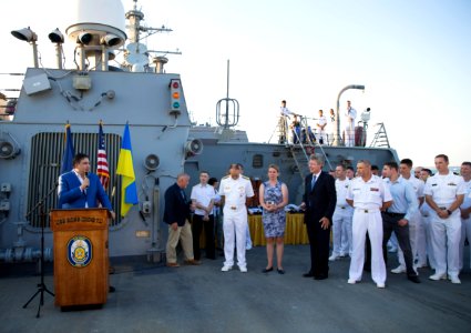 Reception with Ambassador Pyatt Aboard USS ROSS, July 24, 2016 (28299485830)
