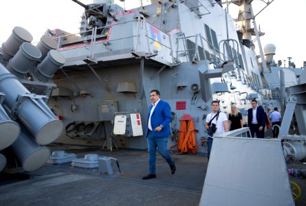 Reception with Ambassador Pyatt Aboard USS ROSS, July 24, 2016 (28299500020)