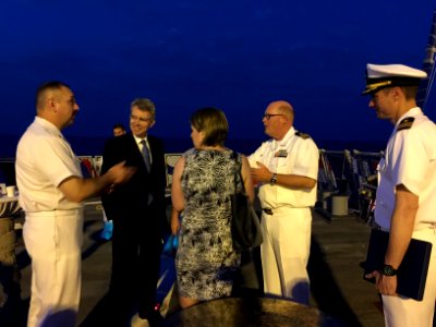 Reception with Ambassador Pyatt Aboard USS ROSS, July 24, 2016 (28299839760)